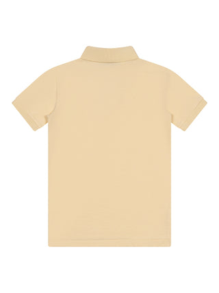 Poloshirt mit Logo - Pastellgelb