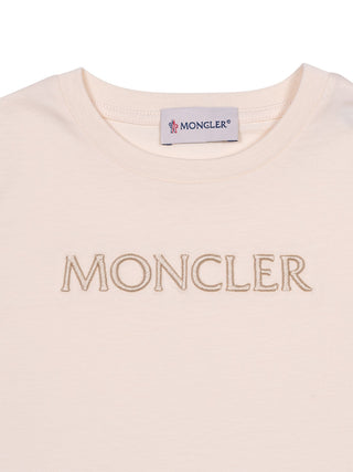 T-Shirt mit Logo - Elfenbein