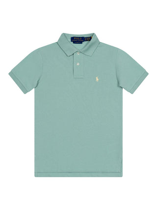 Poloshirt mit Big-Pony - Pastellgrün