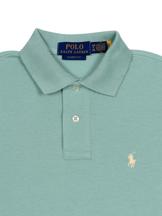 Poloshirt mit Big-Pony - Pastellgrün