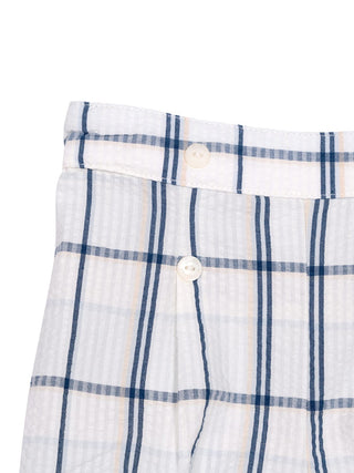 T-Shirt und Shorts im Set - Weiß/Blau
