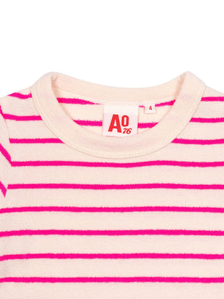 Lami T-Shirt mit Streifen - Pink
