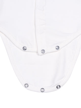 Body & Bloomer im Set - Weiß/Blau