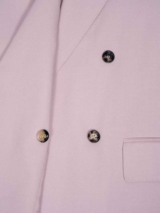 Tallierter Blazer in Rose