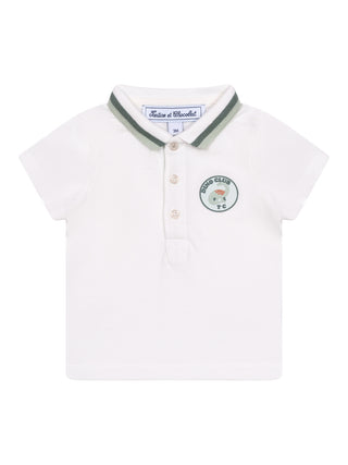 Poloshirt Dino Club - Weiß