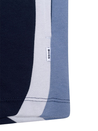 Bermudashorts mit Streifen - Marine
