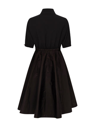 Midikleid in Schwarz