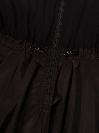 Midikleid in Schwarz