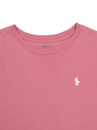 T-Shirt mit Big-Pony - Rose