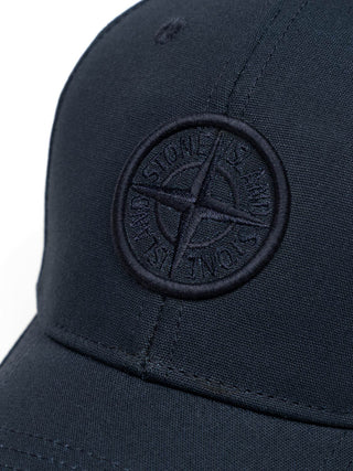 Baseballkappe mit Logo-Stickerei - Navy