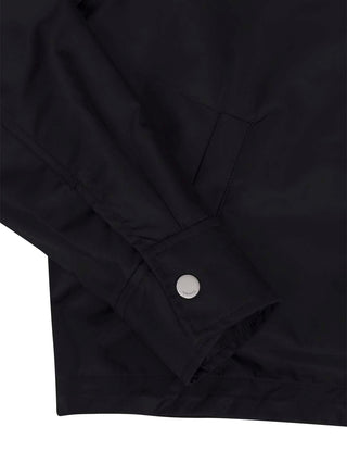 Schwarze Ami De Coeur Nylon-Jacke mit Knöpfen