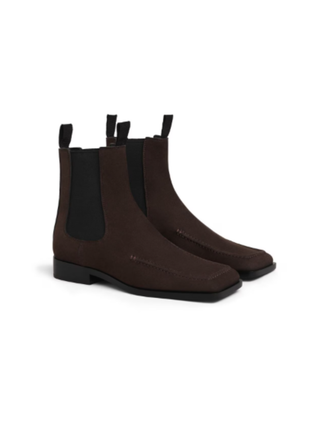 Loafer Steifeletten aus Nubuckleder