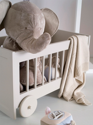 Ferdinand der Elefant, 90 cm - Taupe