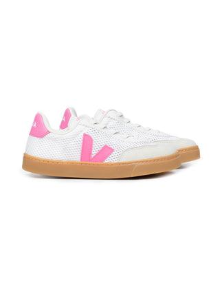 Small Volley Airc Mesh-Sneaker – Weiß/Pink/Natur