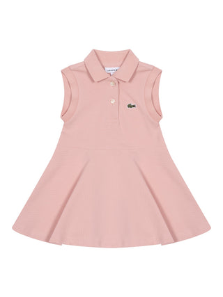 Piqué-Polokleid - Rosé