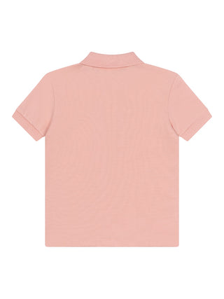 Piqué-Poloshirt mit Logo - Peach