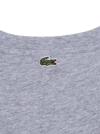 T-Shirt mit Logo-Patch - Grau