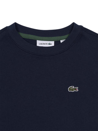 T-Shirt mit Logo-Patch - Marineblau
