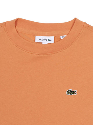 T-Shirt mit Logo-Patch - Orange
