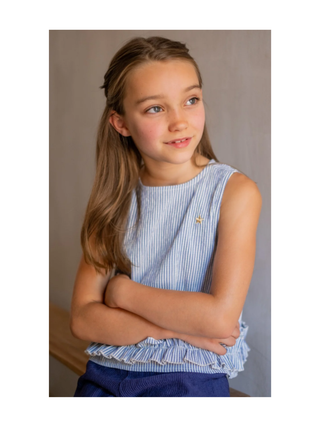 Chloe Bluse Light Blue