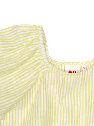 Neha Shirt Lias - Zitrusgelb/Weiß