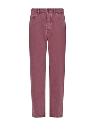 Jeans in Beerenrosa