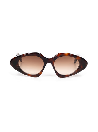 Acetate Sonnenbrille in Braun