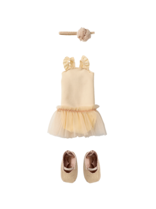 Ballettanzug und Rock, Gr. 2 - Creme