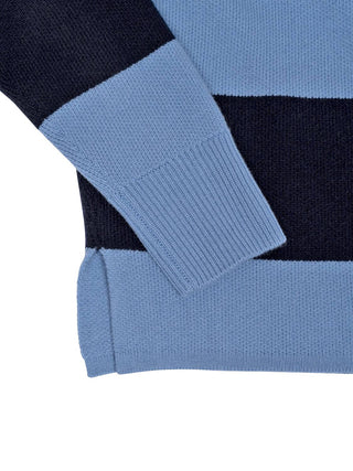 Gestreiftes Poloshirt aus Kaschmir