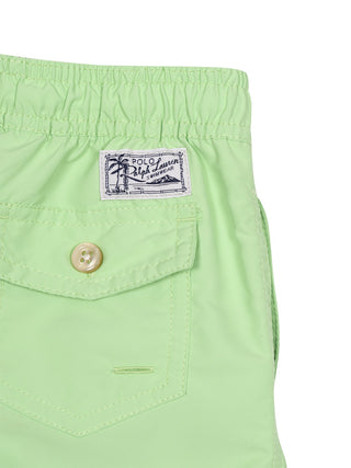 Badeshorts mit Big Pony Stickerei - Grün