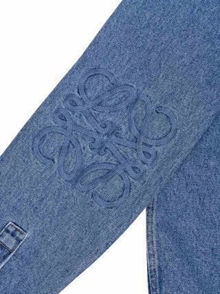 Jeansjacke mit Anagram