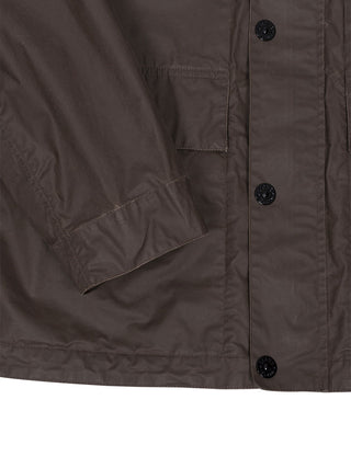 Gewachste Jacke mit Logo-Patch