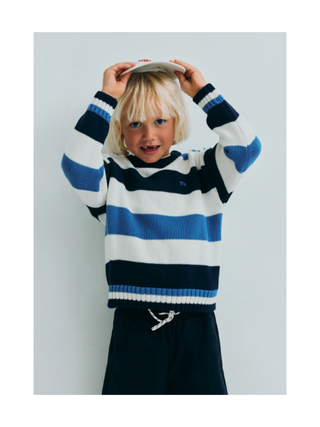 Celosia Strickpullover aus Baumwolle Summer Midnight