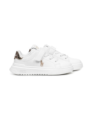 Heritage Court Super Sneaker - Weiß/Gold