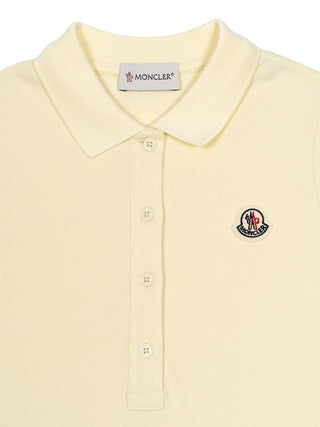 Polokleid mit Volant - Gelb