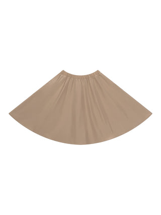 Faltenrock mit Logo - Beige