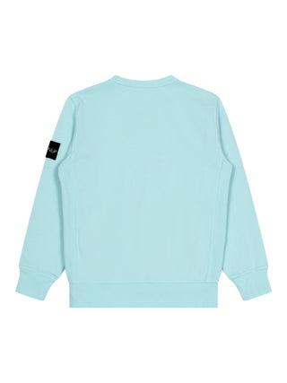 Sweatshirt mit Logo - Aqua