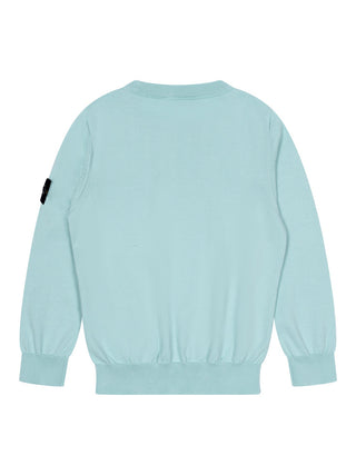 Feinstrickpullover aus Baumwolle - Aqua