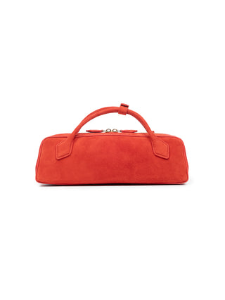 Clutch Le Teckel aus Ziegen-Wildleder
