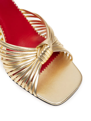 High Heel Annet mit Blockabsatz in Gold