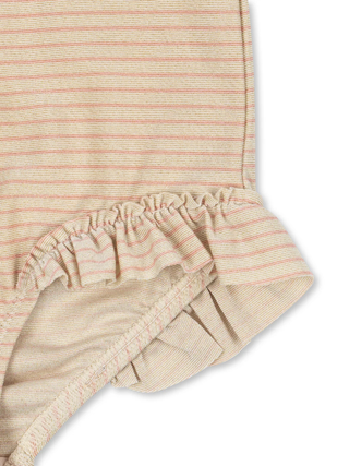 Jade Langarm-Badeanzug - Rose Stripe