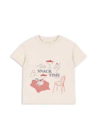 Famo T-Shirt aus Bio-Baumwolle - Buttercream