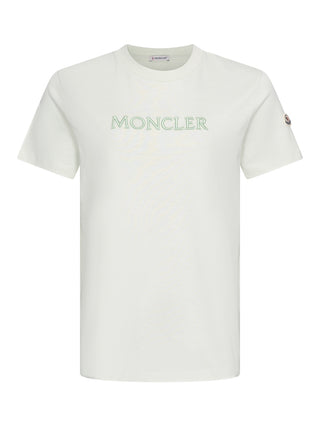T-Shirt mit Logo-Stickerei