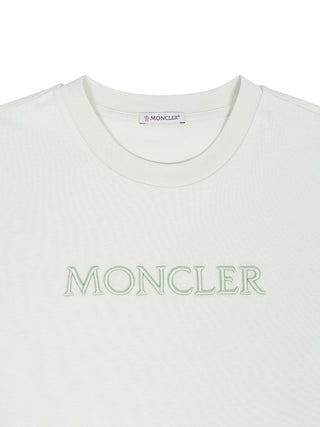T-Shirt mit Logo-Stickerei