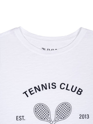 T-Shirt mit Tennis Club Print