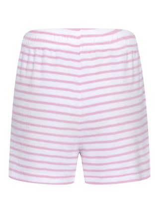 Terry Shorts mit Streifen
