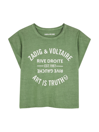Anie T-Shirt mit grafischem Print - Grün