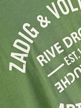 Anie T-Shirt mit grafischem Print - Grün