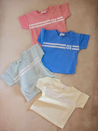 Pollensa T-Shirt mit Print - Blau