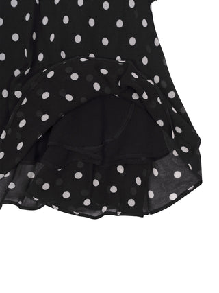 Maxikleid Georgette mit Punkten